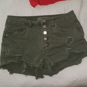 High waisted shorts